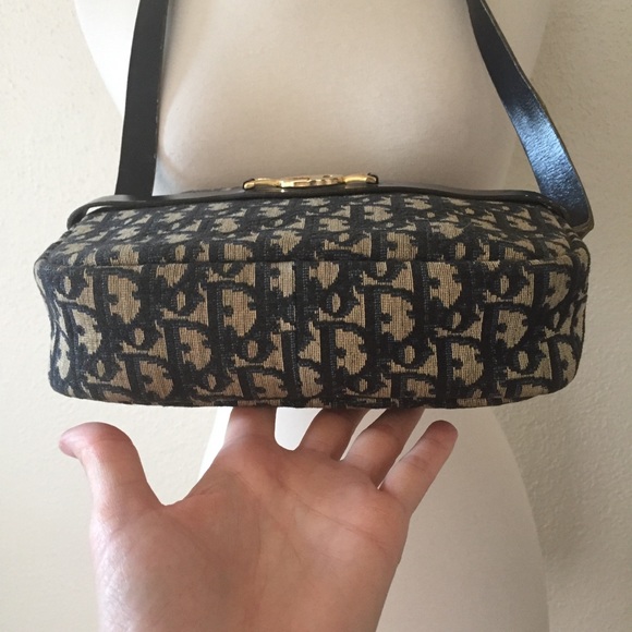 Authentic Vintage Dior Trotter Shoulder Bag - Picture 2 of 8